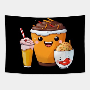 Donut kawaii  junk food T-Shirt cute  funny Tapestry