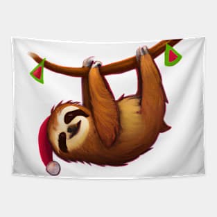 Cute Sloth Drawing Tapestry