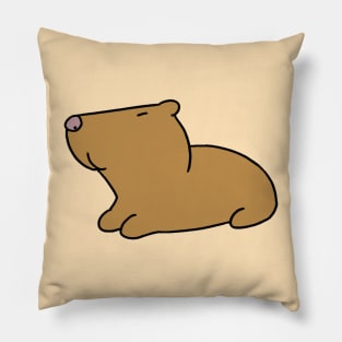 Silly capybara Pillow