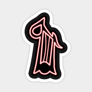 Neon Bard Symbol Magnet