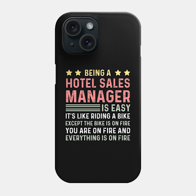 Sales Manager Funny Appreciation Day Phone Case by Printopedy