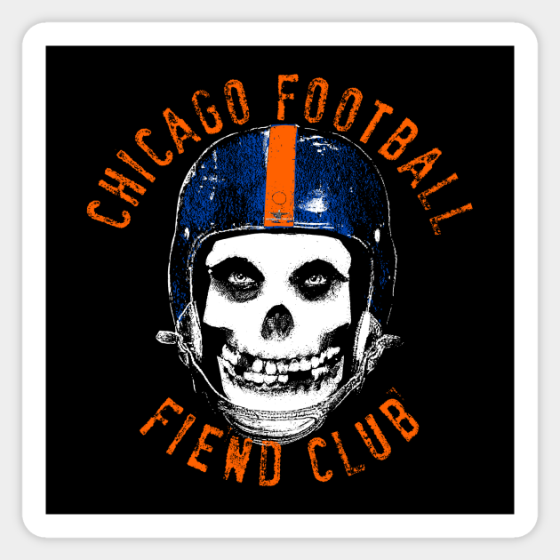 CHICAGO FOOTBALL FIEND CLUB - Chicago Bears - Sticker