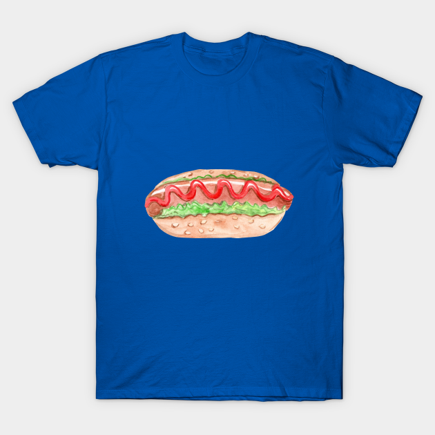 Discover Hot god with ketchup - Hot Dog - T-Shirt