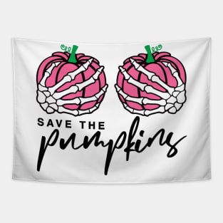 Save the pumpkins Tapestry