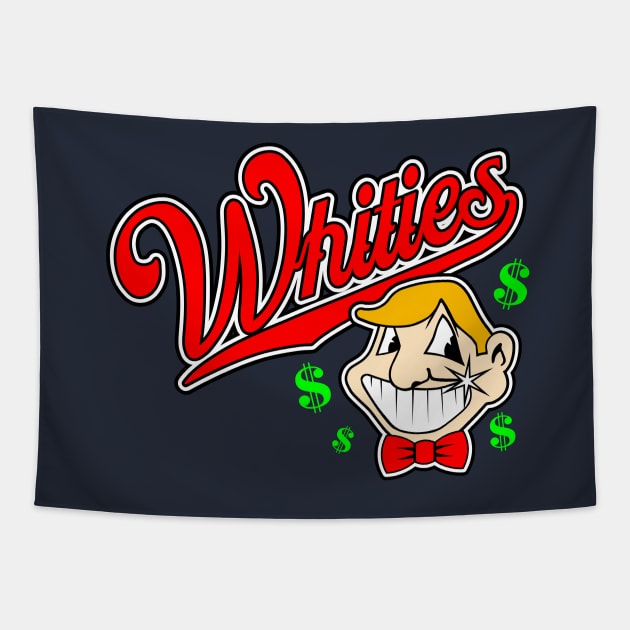 Fuzzy Bear Caucasians Baseball Whities Tapestry