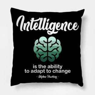 BLACK INTELLIGENCE #blackintelligence Pillow