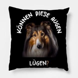 Cute Collie - Can Those Eyes Lie? Pillow