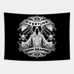 Overtime Grim Reaper Tapestry