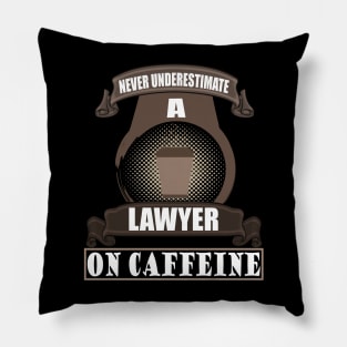 Lawyer Court Defender Coffee Caffeine Spell Pillow