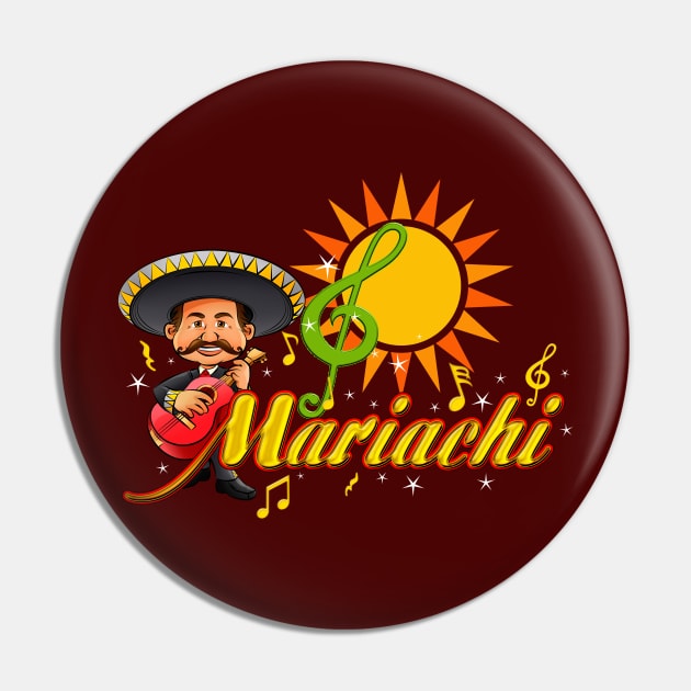 Mariachi Pin by Peter Awax