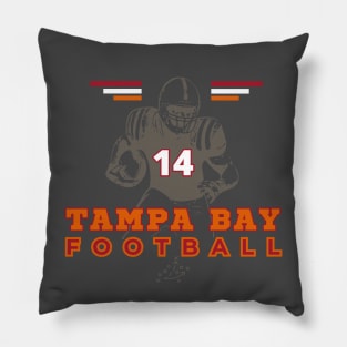 Tampa Bay Buccaneers Vintage Style Pillow