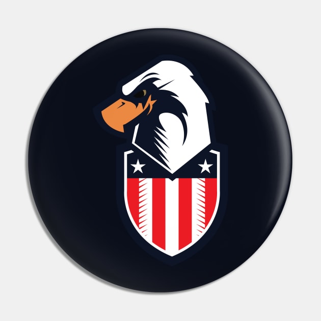 High Like An Eagle Pin by Kunstlerstudio