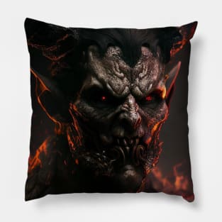 Demon face Pillow