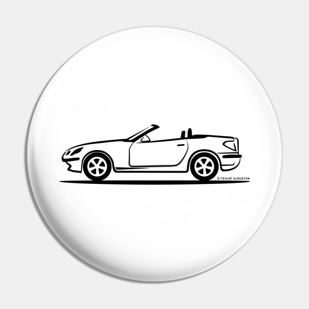 Mercedes Benz SLK R171 BLK Pin by PauHanaDesign