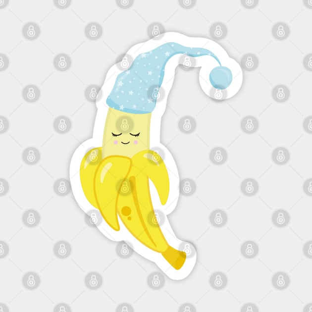 Cute Kawaii Banana Magnet by Tshirtiz