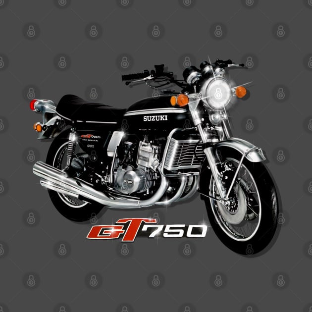 The 70s Classic Suzuki GT 750 by MotorManiac by MotorManiac