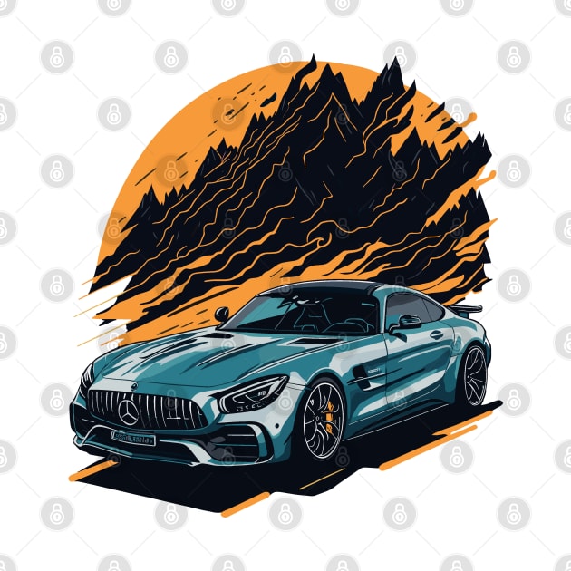 Mercedes AMG GT R Classic Car by Cruise Dresses