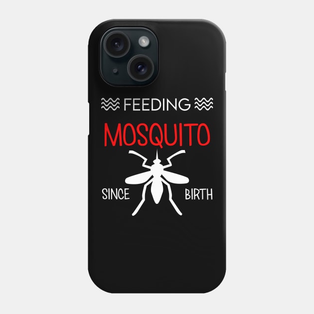 Mosquito Funny Feeding Phone Case by Imutobi