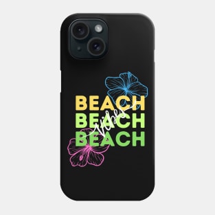 Beach Vibes Hibiscus Phone Case