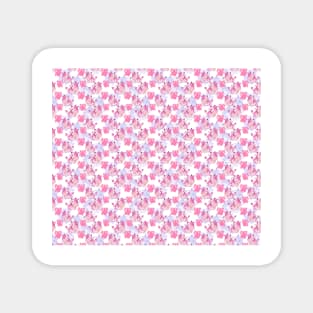 Pink Love Cow Pattern Magnet