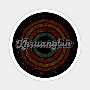 Khruangbin vintage design on top Magnet