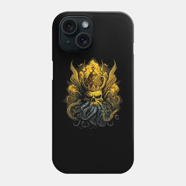 yellow king Phone Case by horrorshirt