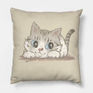 pampered cat Pillow