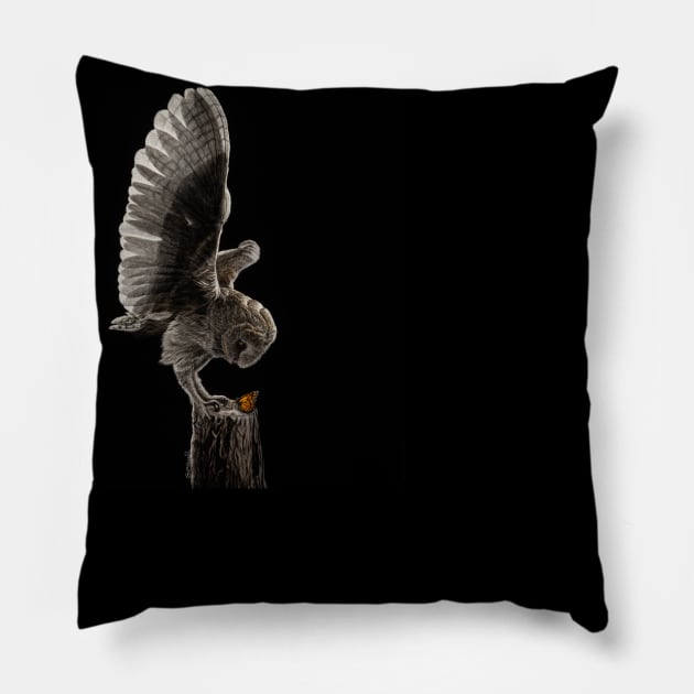 I am the Monarch of the Tree Pillow by havenhill studios