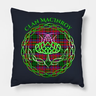 MacInroy Scottish Tartan Celtic Thistle Pillow