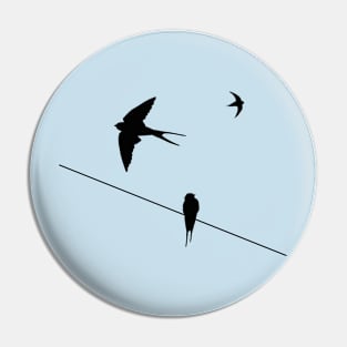 Swallows Birds Pin