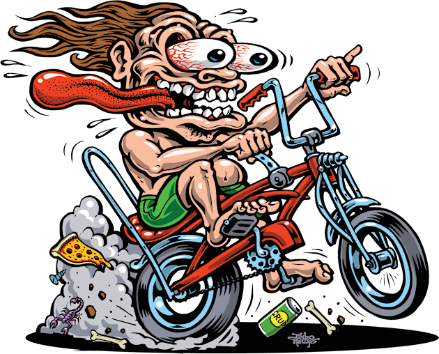 Bike Freak Kids T-Shirt by jimbophillips