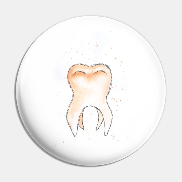 Tooth, dentistry, treatment, dentist, doctor, medicine, watercolor, art decoration, sketch Pin by grafinya