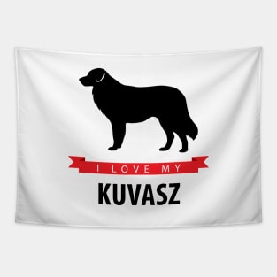 I Love My Kuvasz Tapestry