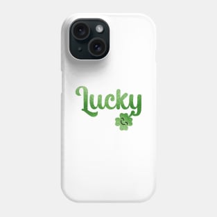 Lucky Irish with Cute 4 Leaf Clover Phone Case