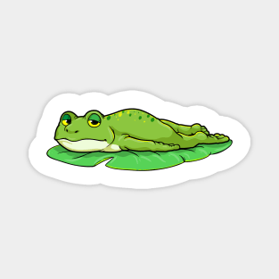 Frog on Leaf Magnet