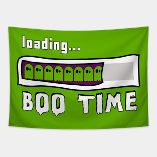 Boo Time Loading Bar - Ghostly Anticipation No 3 Tapestry