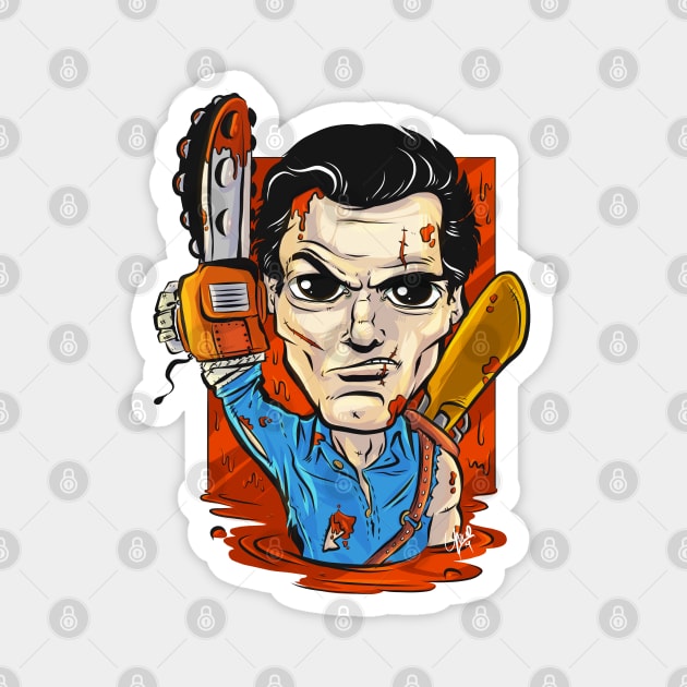 Pop Culture Caricature #22 - Ash Magnet by yazgar