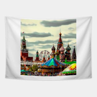 Kremlin Carnival Tapestry