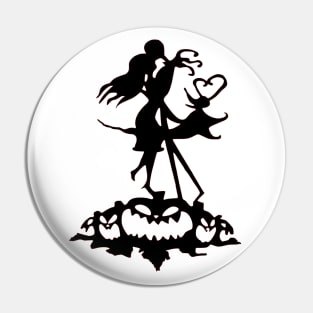 Jack and Sally Nightmare Before Christmas Pin