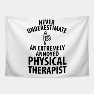 physiotherapist physical therapy gift saying funny Tapestry