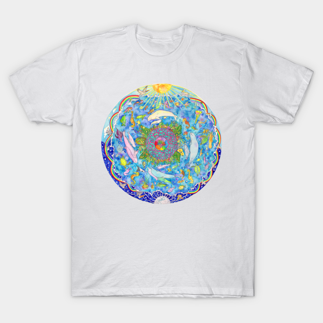 the OCEAN mandala - Ocean - T-Shirt