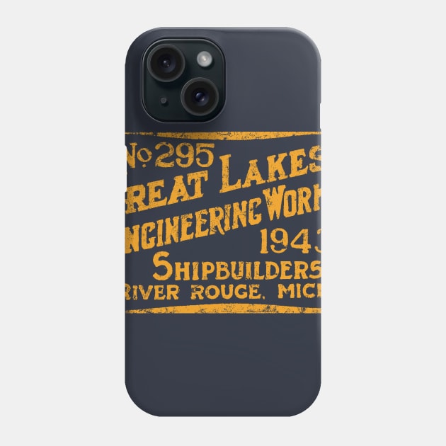 Great Lakes Engineering Works Phone Case by MindsparkCreative