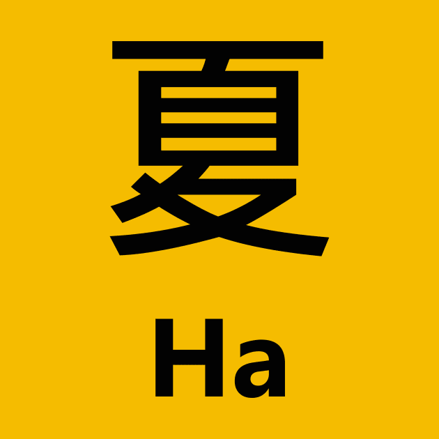 Chinese Surname Ha 夏 by MMDiscover