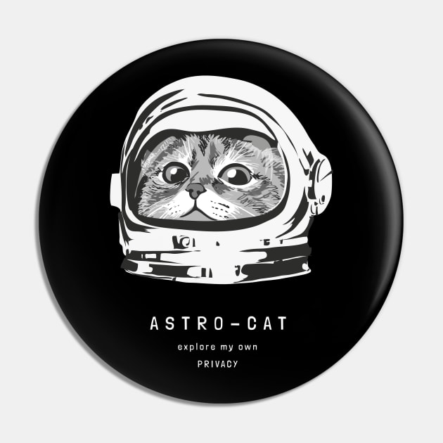 Astro Cat Planet Pin by Pixel Poetry