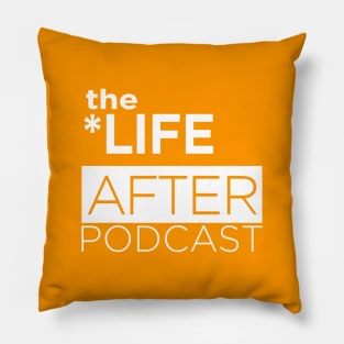 The Life After Logo | Orange Items Pillow