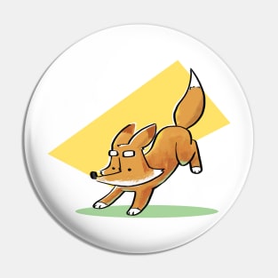 Jumping Fox Pin