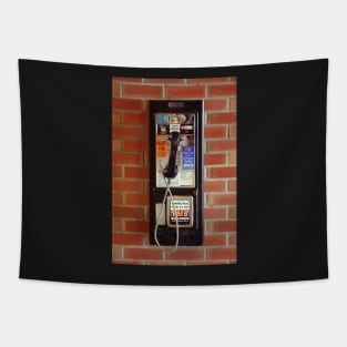 Vintage NYC street telephone Tapestry