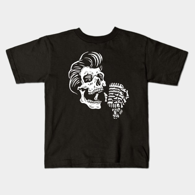 Greasers Never Say Die - Rockabilly Skull Tee Greasers Never Say Die - Rockabilly Skull Tee