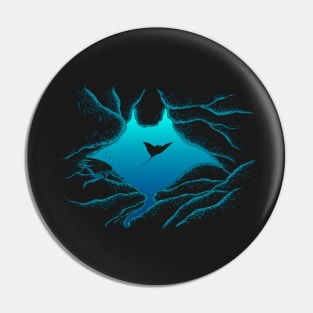 Manta Cave Pin