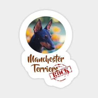 Manchester Terriers Rock! Magnet